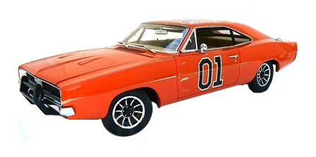 Ertl 1969 Dodge Charger #01 General Lee The Dukes of Hazzard 1:18 Diecast Car