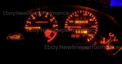 KIT de bombillas LED Cluster naranja ámbar nuevo para Honda Civic Del Sol 1993-1997 Foto 1 de 2