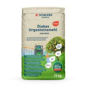 Schicker Mineral Diabas Urgesteinsmehl mikrofein 15 kg Gesteinsmehl Steinmehl - Bild 1 von 9
