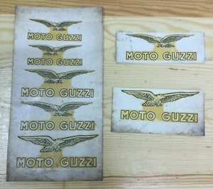 ADESIVI AD ACQUA MOTO GUZZI ORIGINALI ANNI 50 STICKERS - Imagen 1 de 4