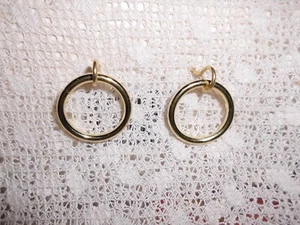 PEDIGREE REPLACEMENT GOLD EARRINGS (BLACK 22 INCH DOLL) - Picture 1 of 2