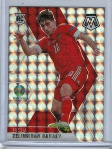2020-21 Panini Mosaic Euro Zelimkhan Bakaev Mosaic Prizm RC - Picture 1 of 1