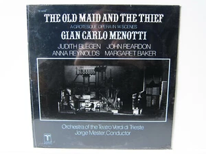 SEALED ! THE OLD MAID AND THE THIEF (Menotti) - Blegen & Mester - Turnabout LP - Imagen 1 de 2