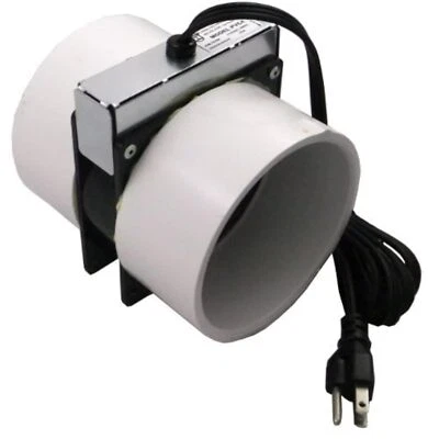Tjernlund PVC4 Radon Mitigation Fan Model - Exhaust Fan with 6-Ft.4 In. PVC Pipe - Image 1 of 4