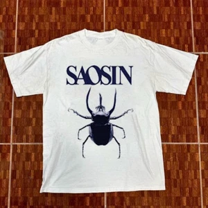 Vtg Saosin Band For Fans Cotton White Full Size Men Women T Shirt OM43 - Picture 1 of 7
