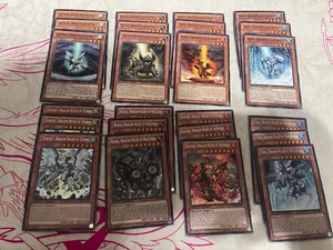 Yugioh Dragon Ruler Common Secret Rare Playsets LTGY CT10 NM 1st Limited - Picture 1 of 4