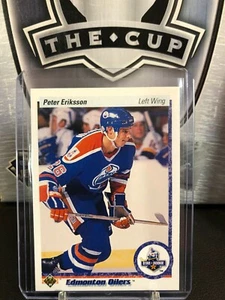 1990-91 Upper Deck #145 Peter Eriksson RC UER/(Photo actually/Tommy Lehmann - Picture 1 of 1