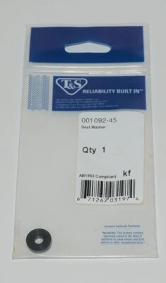 T&S Brass Bronze Works Inc 001092 45 Seat Washer Low Lead Compliant - Image 1 of 4
