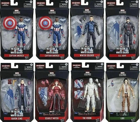 HSF0167A: Avengers 2021 Marvel Legends Action Figure Wave 1 Full Case 8 Figures Cover
