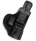 TAGUA Right Hand Inside Pants Black Leather Concealment Holster for TAURUS G3 4"