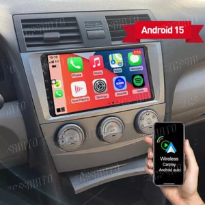 Android 15 Apple CarPlay GPS Navegación Para Toyota Camry 2007-2011 Radio Estéreo Coche - Imagen 1 de 17