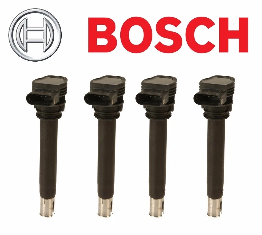 For Audi A3 Volkswagen CC Set of 4 Ignition Coils OEM BOSCH 06H 905 115 B - Image 1 of 1