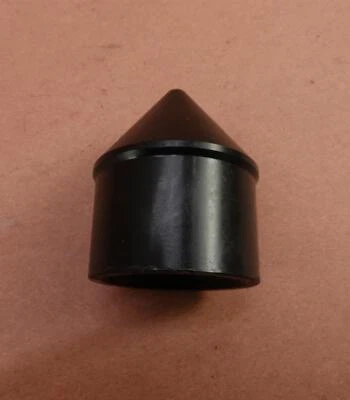 Harley Davidson Road King 2007-2008 FLHRC eje delantero tuerca tapa cubierta negra Foto 1 de 4