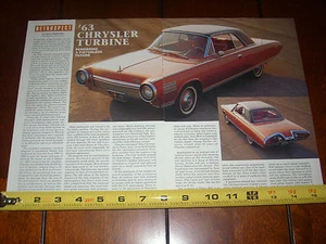 Chrysler 1963 turbina jet car - artículo original 1992 - Imagen 1 de 2
