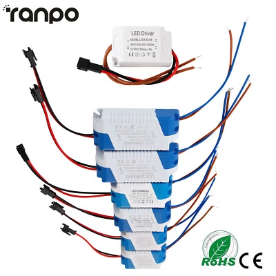 1W - 24W LED Driver AC to DC LED Recessed Ceiling Downlight Power Supply Adapter - Image 1 of 4