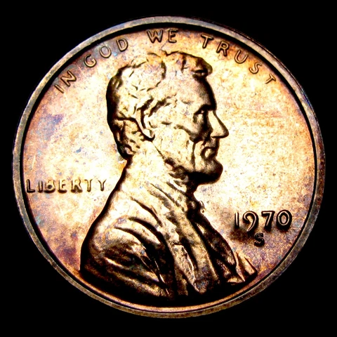 1970-S Small Date Lincoln Cent Penny ---- Gem Proof+ Coin  ---- #UU950 Cover