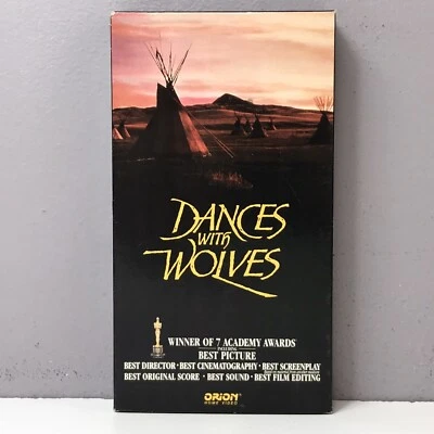 Dances with Wolves VHS Video Tape Kevin Costner Nearly New! Buy 2 Get 1 Free! - Image 1 of 4