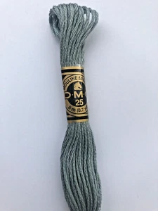 DMC 169 ' PEWTER LIGHT ' CROSS STITCH 8m SKEINS-THREADS - Picture 1 of 5