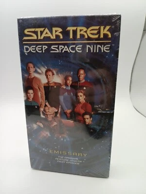 Star Trek Deep Space Nine Episodes 1 & 2 VHS Emissary Pilot Factory Sealed  - Imagem 1 de 4