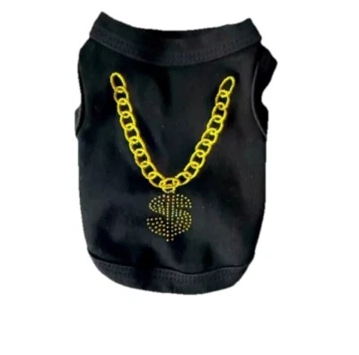 Puppy T-Shirt Black XXS Pre-Owned - Image 1 of 2