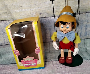 TELCO Pinocchio Disney Classics Marionette Holiday Puppet W/Stand Sings Only