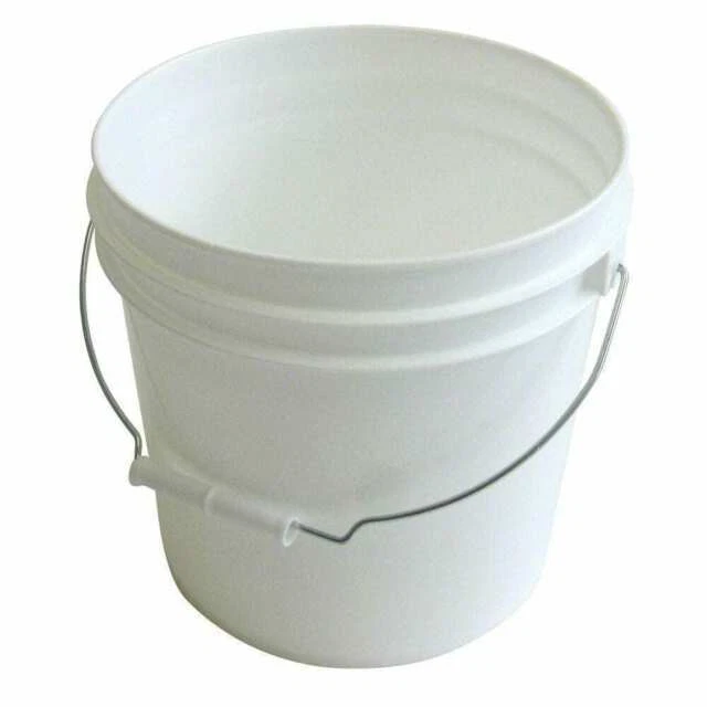Argee RG502 2 Gallon Bucket - White, Pack of 10