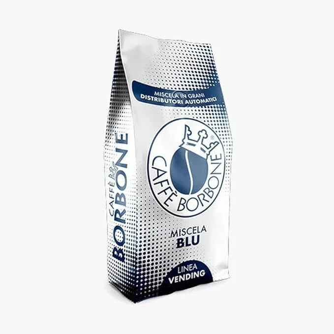 6 Buste Confezioni 1 kg Caffe' Borbone in Grani Miscela Blu Vending Originale
