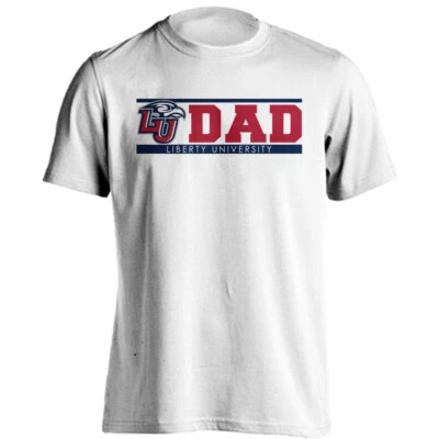 Liberty University Flames Dad Logo Short Sleeve Tee Father T-Shirt - Image 1 of 4