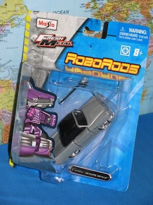 MAISTO ROBO RODS CADILLAC 1963 COUPE DEVILLE FRESH METAL TRANSFORMER CARS *NEW* - Image 1 of 4
