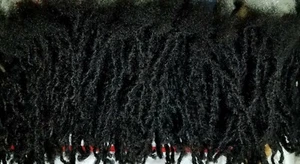 100% Human Hair handmade Dreadlocks 80 pcs 2" long 3mm thick small very short - Picture 1 of 4
