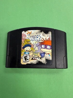 NINTENDO N64 RUGRATS IN PARIS LA PELÍCULA THQ VIDEOJUEGO FUNCIONANDO - PEGATINA DEFECTUOSA Foto 1 de 3