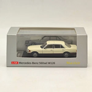 1:64 Mercedes-Benz S560sel W126 Juguetes Diecast Coches Modelos Colección Regalos Maestro - Imagen 1 de 31