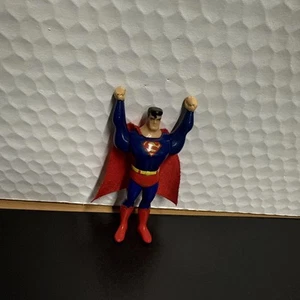 1997 DC Comics Burger King Superman Figure with Red Cloth Cape - Picture 1 of 5