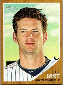2011 Topps Heritage #243 A.J. Burnett - Picture 1 of 2