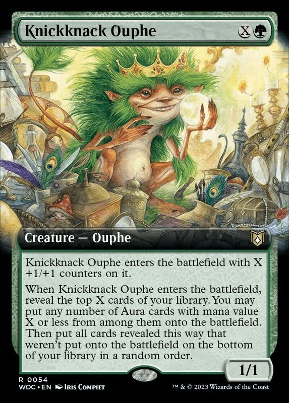 MTG Full Art Knickknack Ouphe English [WOC] - Image 1 of 1