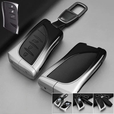 Zinc Alloy TPU Leather Car Key Case Cover For Lexus ES IS UX LS LC NX RX LC500 - Image 1 of 2