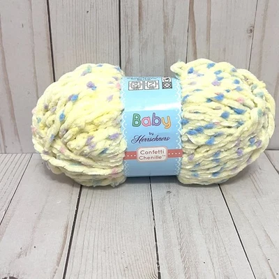 Hilo de chenilla confeti para bebé Herrschners #5 voluminoso 3,5 oz elige tu color Foto 1 de 4