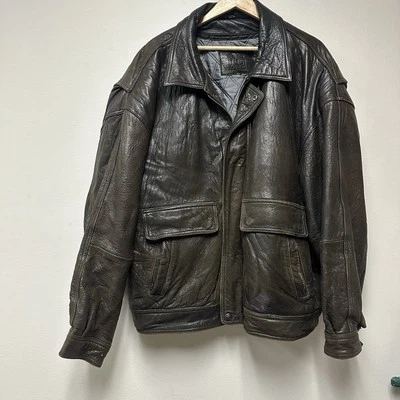 Chaqueta de cuero vintage Field Gear XXL 2XL para hombre forro extraíble tiene algo de desgaste Foto 1 de 4