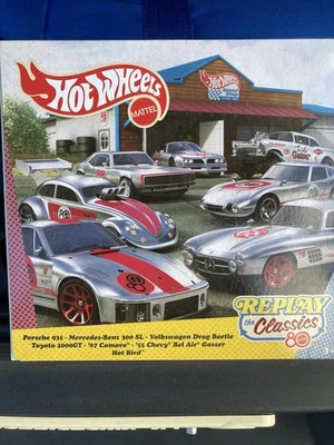 2025 Hot Wheels Replay Classics Mattel 80º Aniversário ZAMAC Conjunto Caixa 7 Carros - Imagem 1 de 2