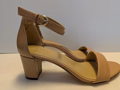 Naturalizer Women Shoes 9W Vera Block Heel Sandals Ankle Strap Contour Tech - Image 1 of 4