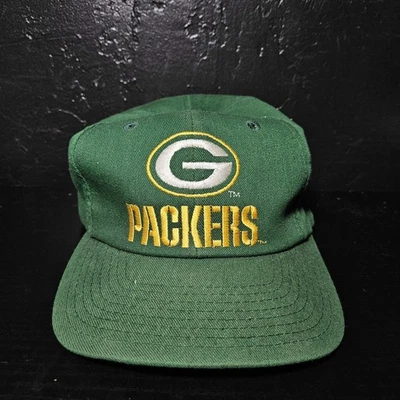 Sombrero Eastport vintage de los 90 Green Bay Packers bordado con cierre a presión VER FOTOS Foto 1 de 4