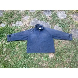 Vintage London Fog Womens Blue Lightweight Jacket Collared Full Zip Size 50 REG - Picture 1 of 10