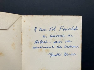 Robert DESNOS " De l'érotisme " E.O. NUM. avec ENVOI de Youki DESNOS, 1952 - Foto 1 di 4