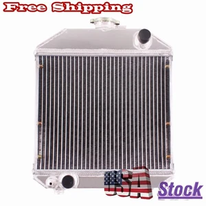 2Row Aluminum Radiator For Yanmar YM240 YM1700 YM2000 #124460-44501 Tractor - Picture 1 of 8