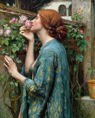 Impresión artística El alma de la rosa de John William Waterhouse 8x10 8"x10" Foto 1 de 2