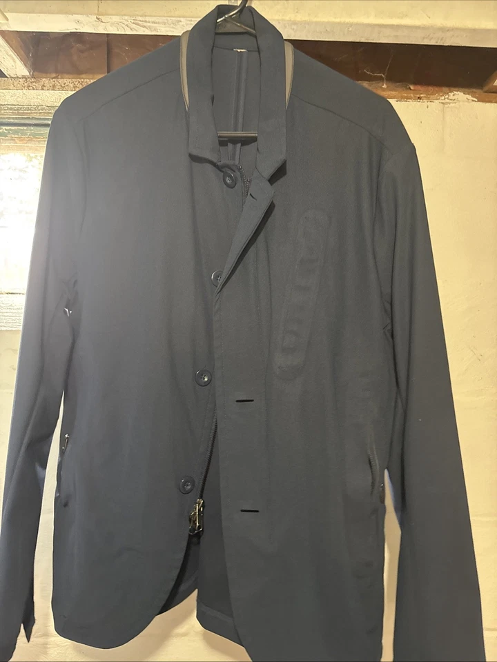 Lululemon Para Hombre Nuevo Venture Blazer Abrigo Chaqueta Clásico Azul Marino, Talla M Foto 1 de 4