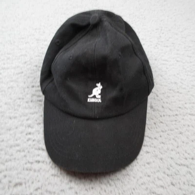 Kangol шляпа крышка кожаный ремень назад один размер черный логотип - Изображение 1 из 4