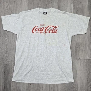 Vintage Coca-Cola Shirt XL Screen Stars Graphic Print Single Stitch Made In USA - Picture 1 of 6