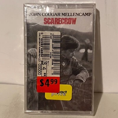 John Cougar Mellencamp Scarecrow ©1985 SEALED (CRACK) *BUY 2 GET 1 FREE CASSETTE - Image 1 of 4