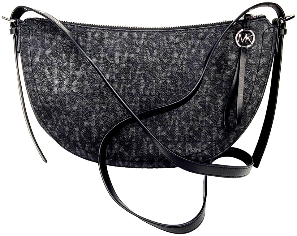 Michael Kors Purse Messenger Camden Leather Medium Black NWT Originally $228 - Image 1 of 4